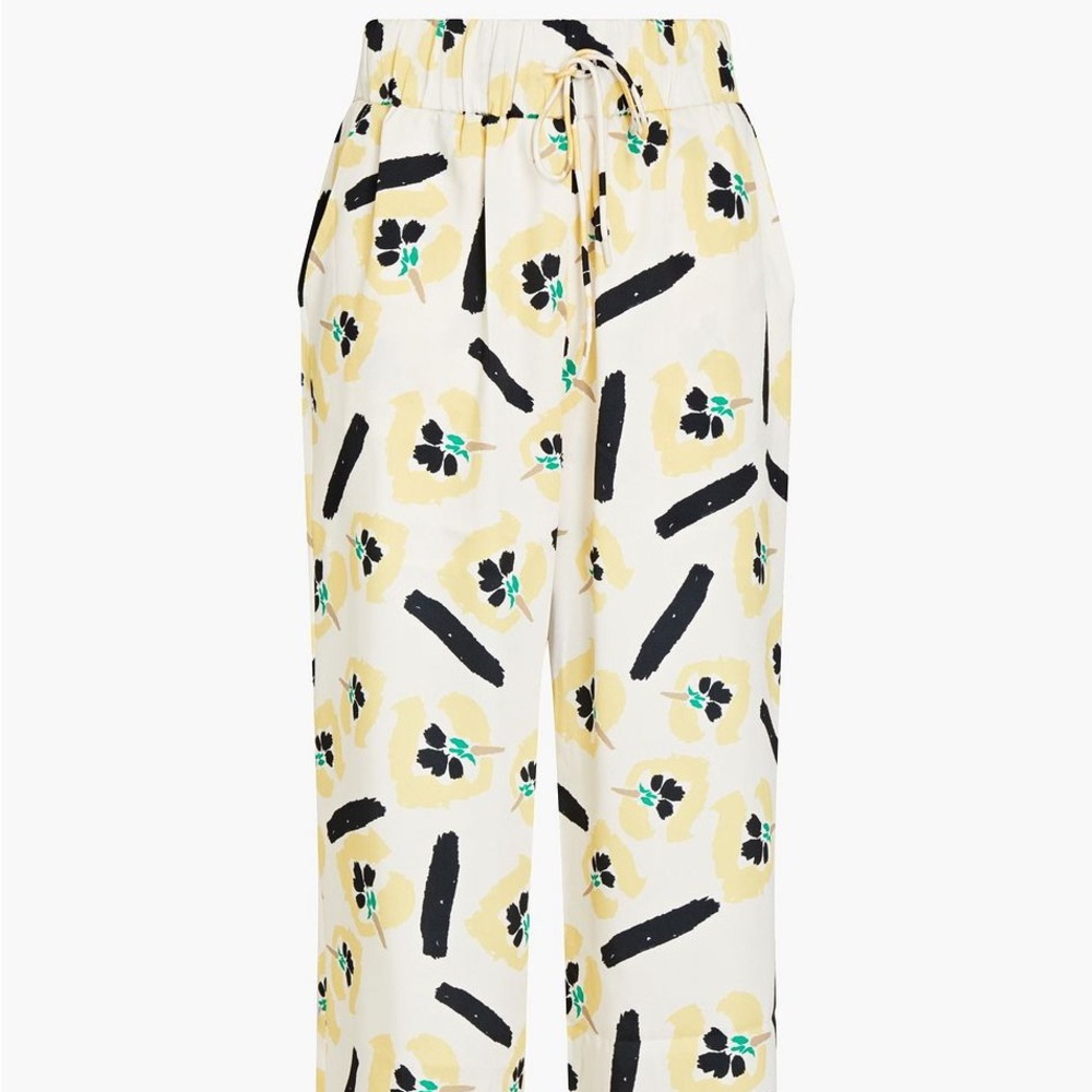 REJINA PYO Andi floral-print satin-twill wide-leg pants